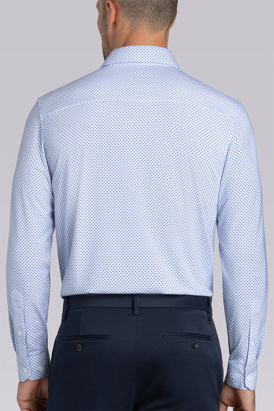 Debonair In White Blue - Image 3