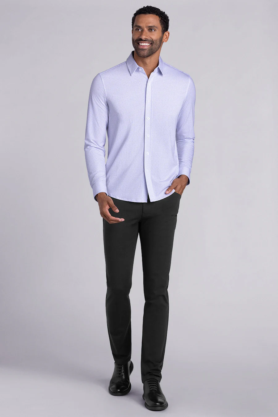 Vivacious In White Purple - Image 4